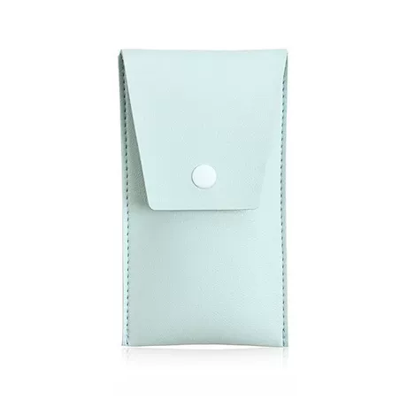 The Charcoal Leather Pencil Case  - Forest Green