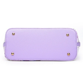 The Student Leather Pencil Case - Purple