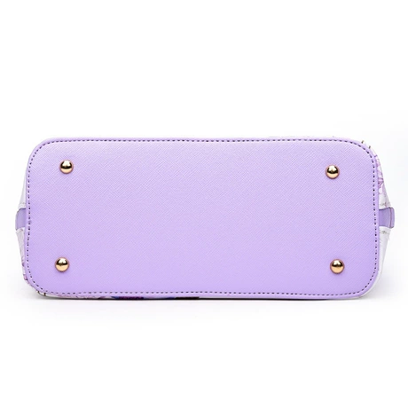 The Student Leather Pencil Case - Purple