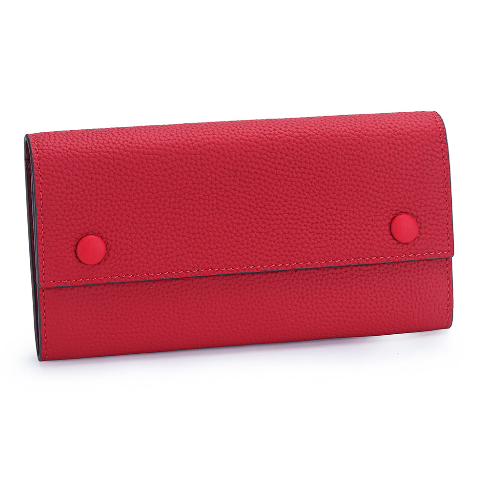 The Student Leather Pencil Case - Red